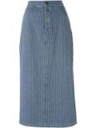Mih Jeans 'malo' Skirt, Women's, Size: Medium, Blue, Cotton