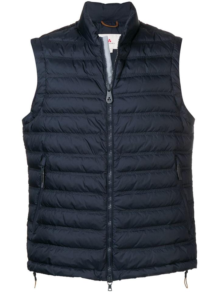 Peuterey Straight-fit Gilet - Blue