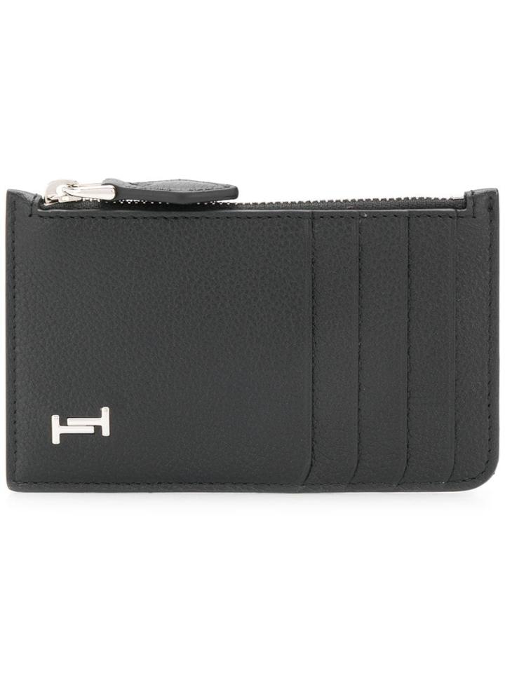 Tod's Zipped Cardholder - Black