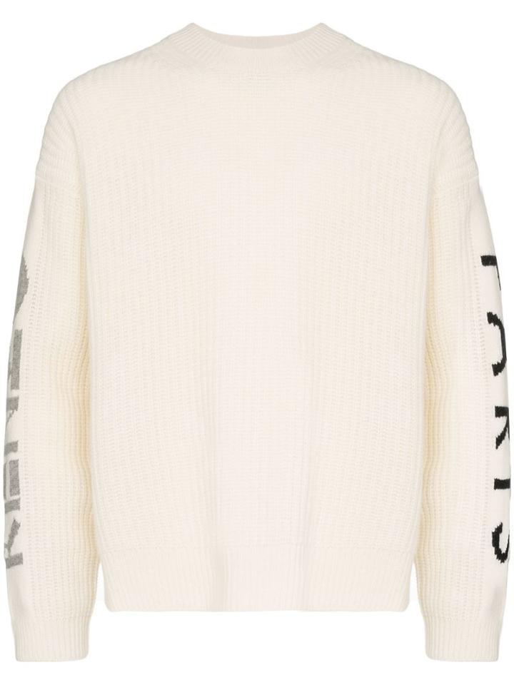 Kenzo Paris Logo Sweater - Neutrals