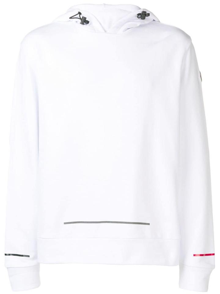 Moncler Stripe Hoodie - White