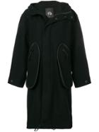 Y-3 Oversized Hooded Coat - Unavailable