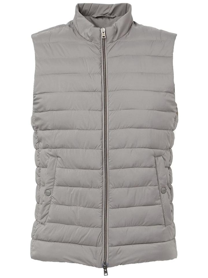 Herno Padded Zip Gilet, Men's, Size: 54, Brown, Polyamide/polyurethane/polyester