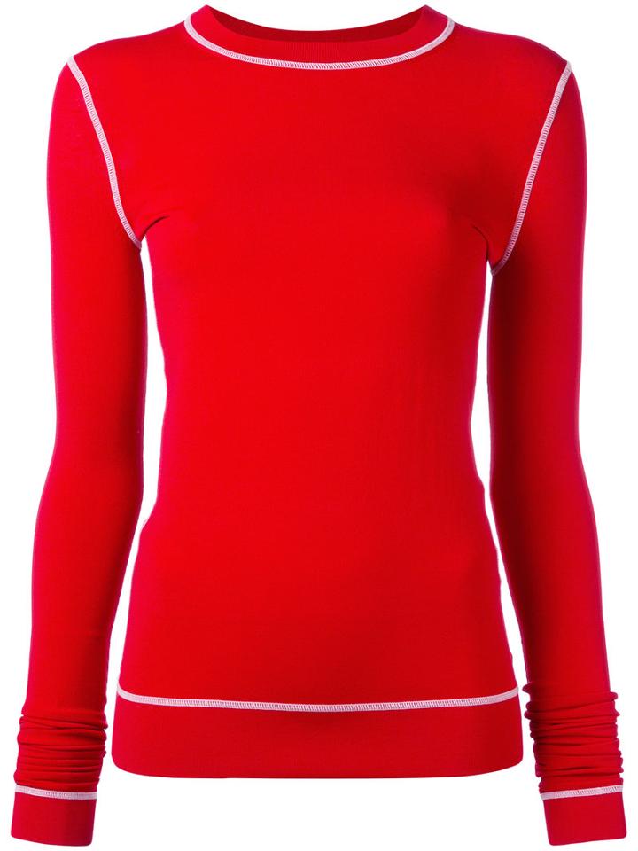 Joseph - Leona Jersey - Women - Spandex/elastane/rayon - S, Red, Spandex/elastane/rayon