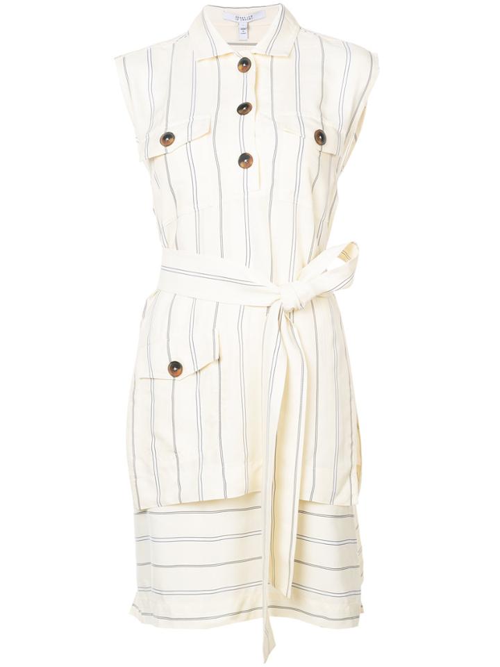 Derek Lam 10 Crosby Sleeveless Utility Dress - Nude & Neutrals