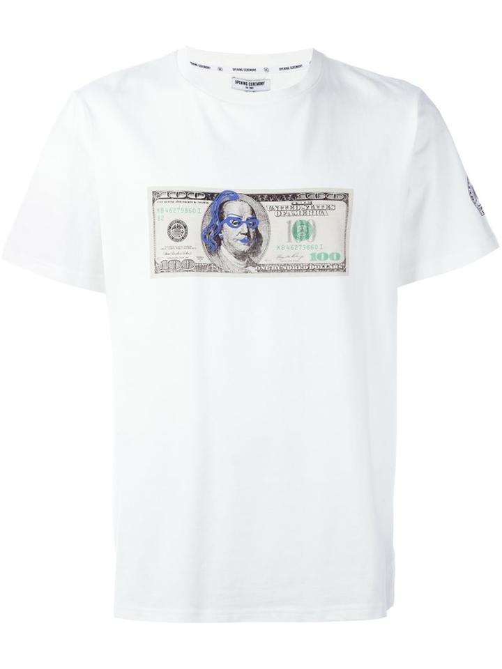 Opening Ceremony Dollar Bill Print T-shirt