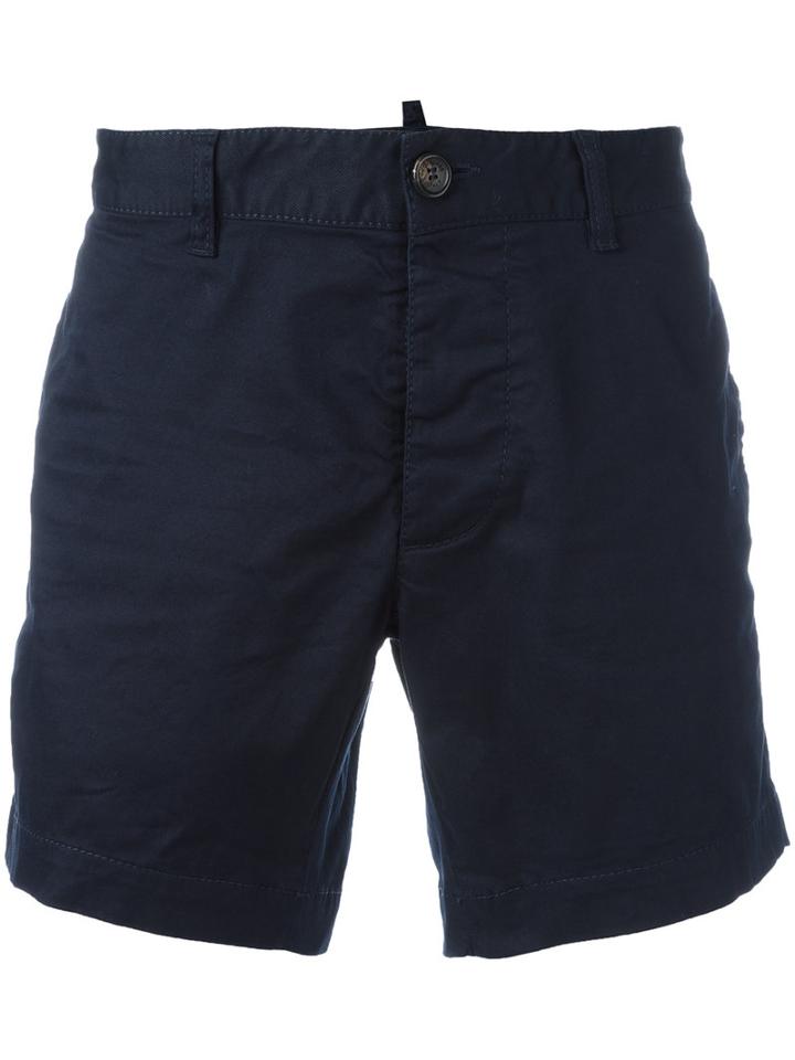 Dsquared2 Classic Shorts, Men's, Size: 48, Blue, Cotton/spandex/elastane