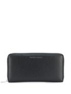 Emporio Armani Continental Zip-around Wallet - Black