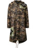 Undercover 'bloody Geekers' Camouflage Raincoat - Multicolour