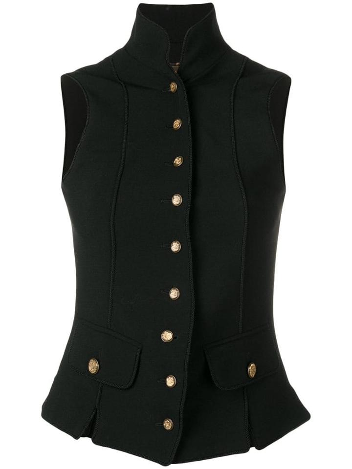 Dolce & Gabbana Pre-owned 1990's Fitted Vest - Black