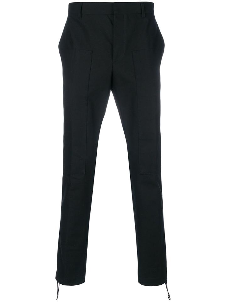 Lanvin Drawstring Cuff Trousers - Black