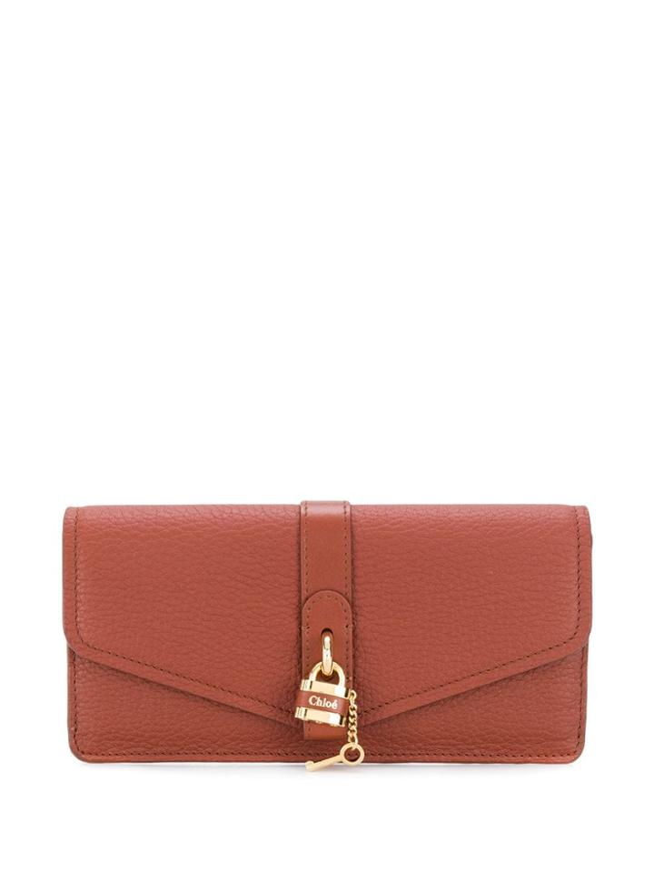 Chloé Aby Long Wallet - Brown