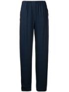 Emporio Armani Loose Fit Trousers - Blue