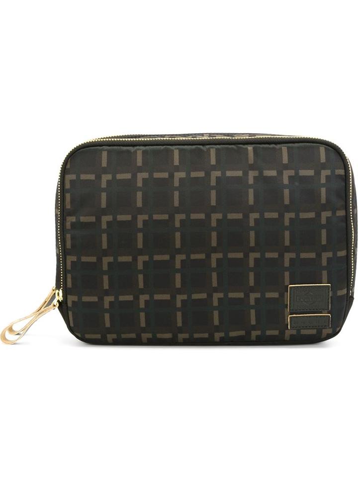 Marni Marni X Porter Checked Clutch