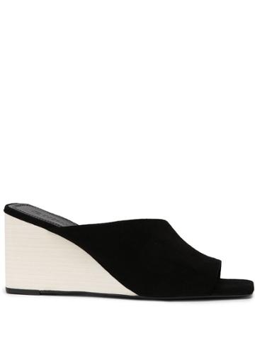 Mercedes Castillo Asymmetric Sandals - Black