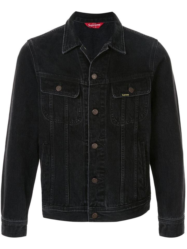 Supreme Black Sabbath Denim Jacket - Grey