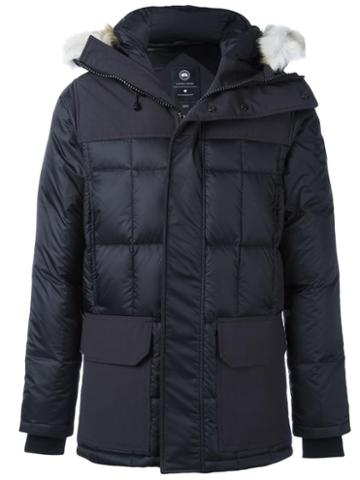 Canada Goose 'callaghan' Parka, Men's, Size: Small, Black, Cotton/nylon/polyester/coyote Fur
