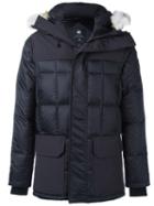 Canada Goose 'callaghan' Parka, Men's, Size: Small, Black, Cotton/nylon/polyester/coyote Fur