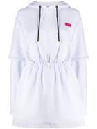 Gcds Hooded Sweat Dress - White