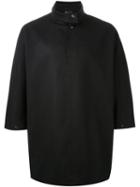 Thamanyah Oversized Polo Shirt, Men's, Size: 50, Black, Wool