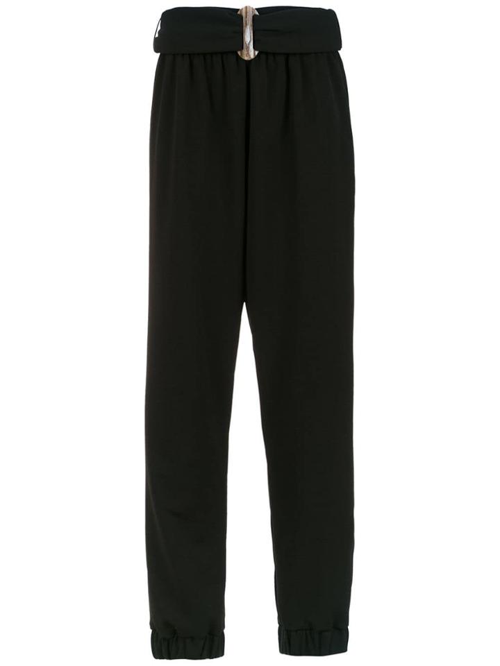 Framed Rush Straight Trousers - Black