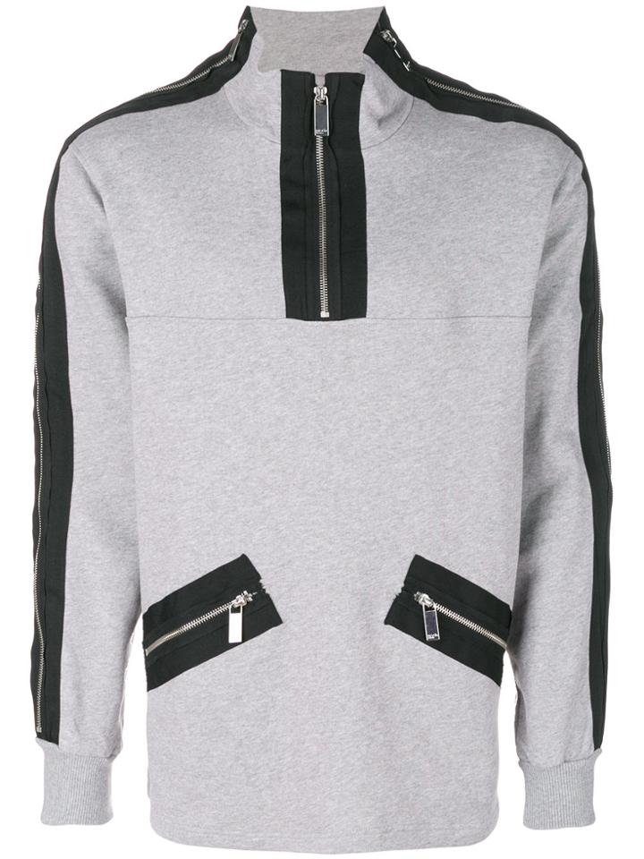Blood Brother Stamp Sweatshirt - Grey