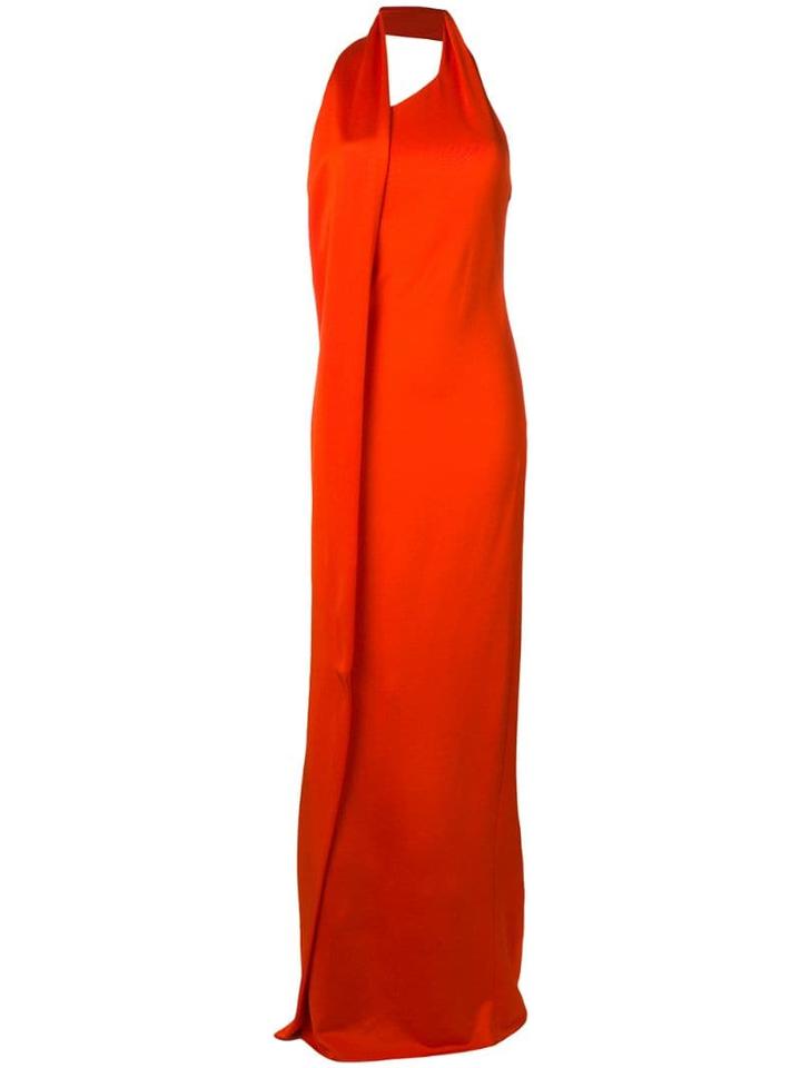 Lanvin Halterneck Evening Dress - Yellow