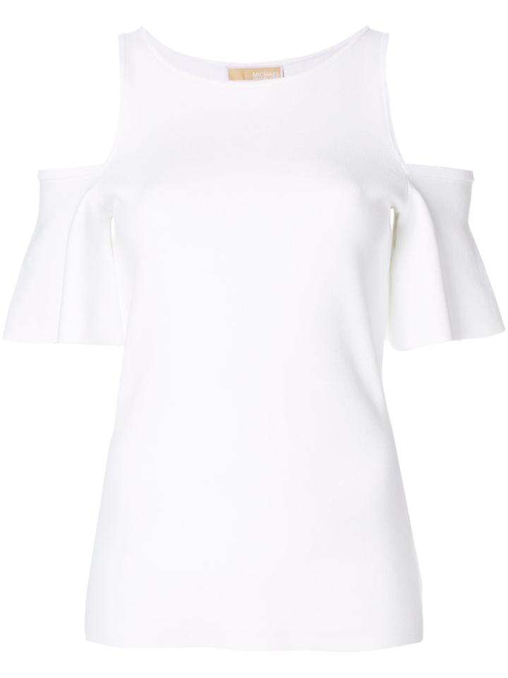 Michael Michael Kors Fitted Style Top - White
