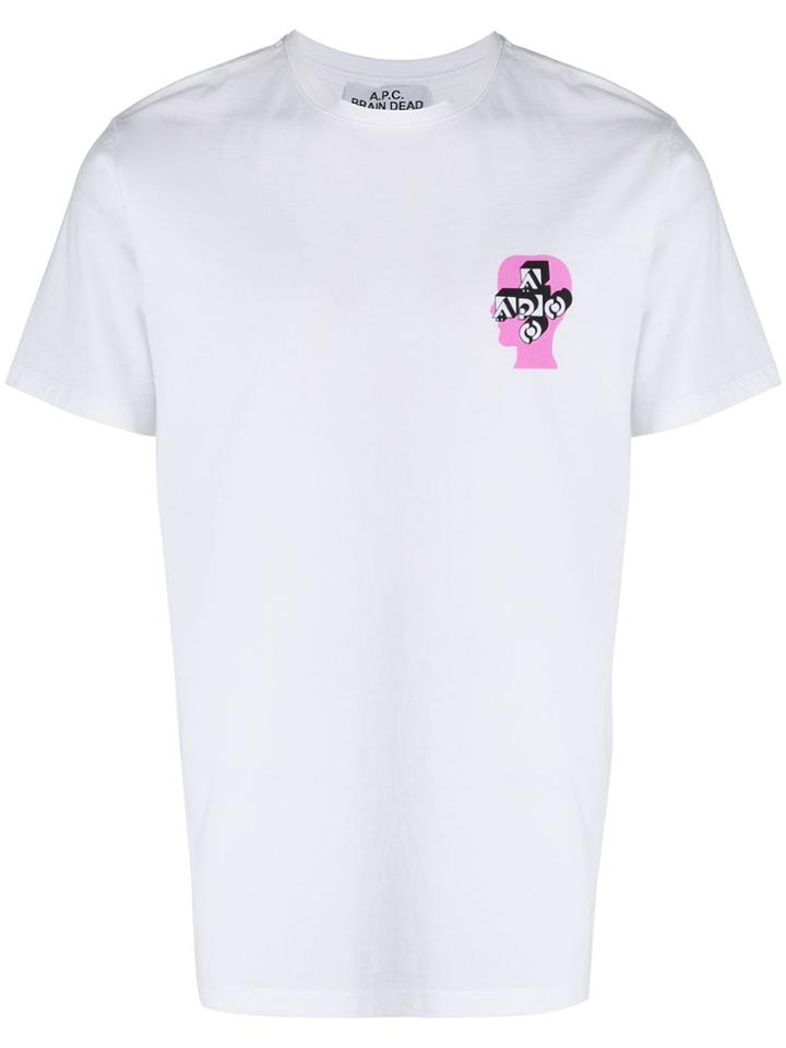 A.p.c. Brain Dead Printed T-shirt - White