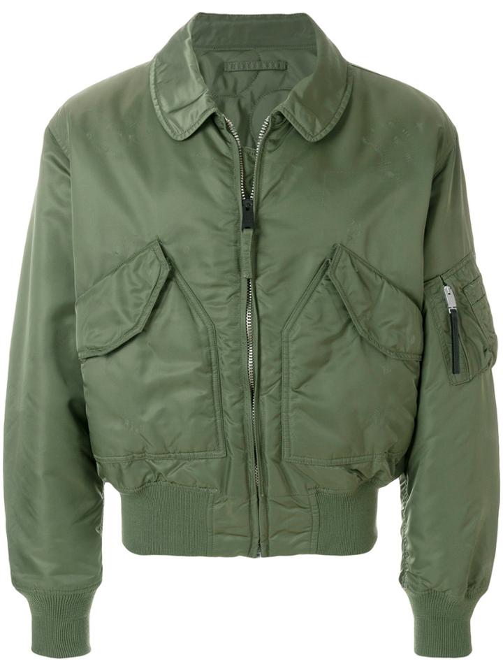 Alyx Logo Bomber Jacket - Green