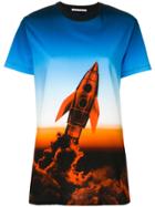 Marco De Vincenzo Rocket Print T-shirt - Blue