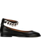 Givenchy Chain Ankle Strap Ballerinas