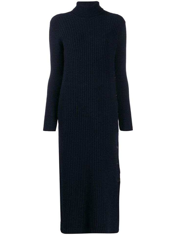 Marni Long Split-side Sweater - Blue