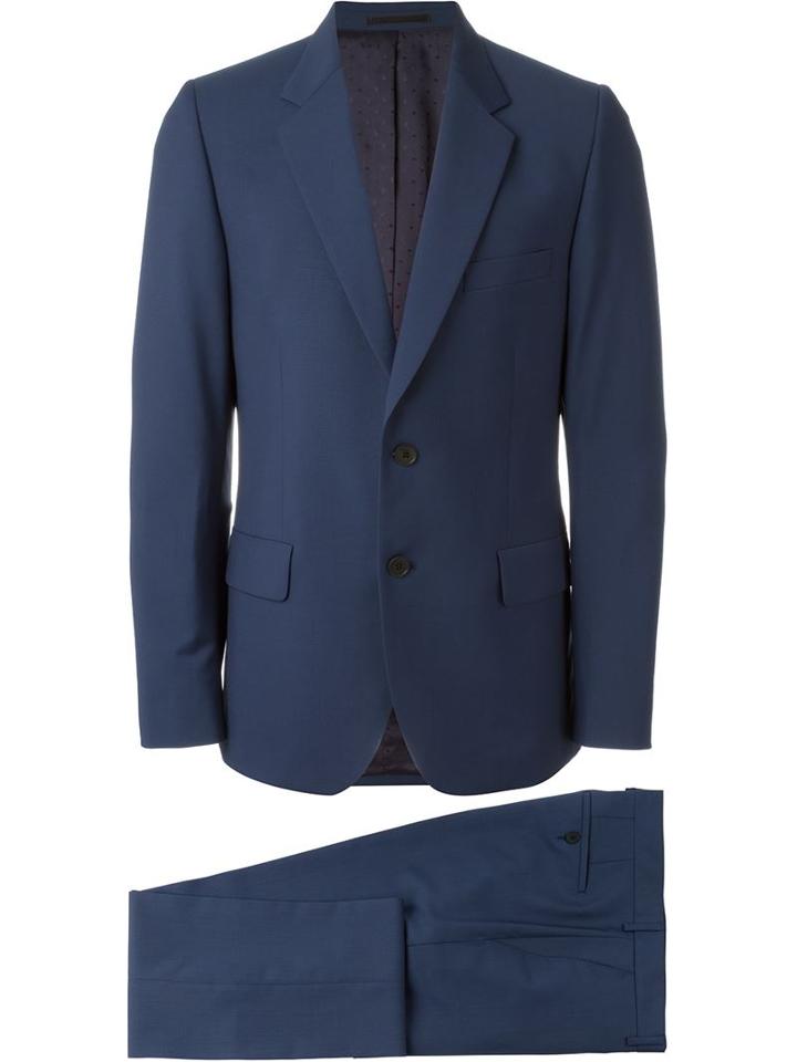 Paul Smith London Formal Suit, Men's, Size: 40, Blue, Viscose/mohair/wool