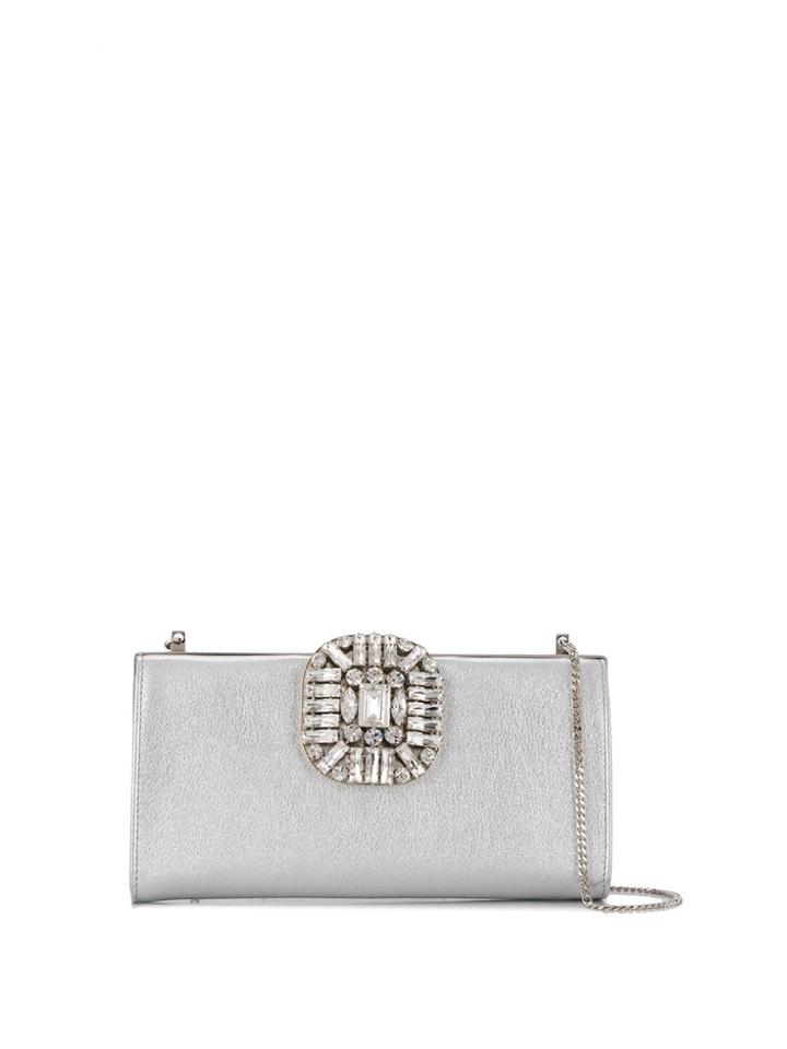 Jimmy Choo Leonie Clutch - Silver