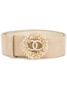 Chanel Vintage Epi Belt, Women's, Nude/neutrals