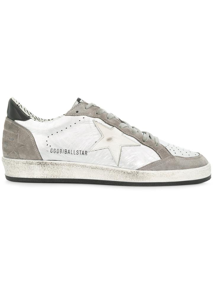 Golden Goose Deluxe Brand Ball Star Sneakers - Metallic