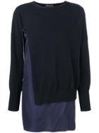 Fabiana Filippi Layered Knit Jumper - Blue