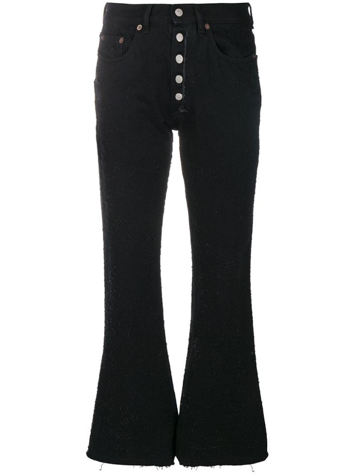 Mm6 Maison Margiela Boot Cut Jeans - Black