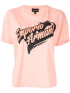 Emporio Armani Branded Logo T-shirt - Orange