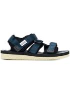 Suicoke Touch Strap Fastening Sandals - Blue