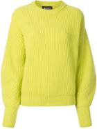 Markus Lupfer Oversized Long-sleeve Sweater - Yellow