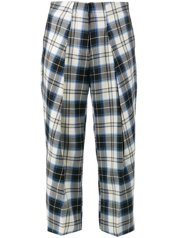 Ashley Williams Manzies Checked Tapered Trousers - Multicolour