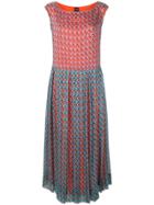 Aspesi Geometric Printed Dress - Blue