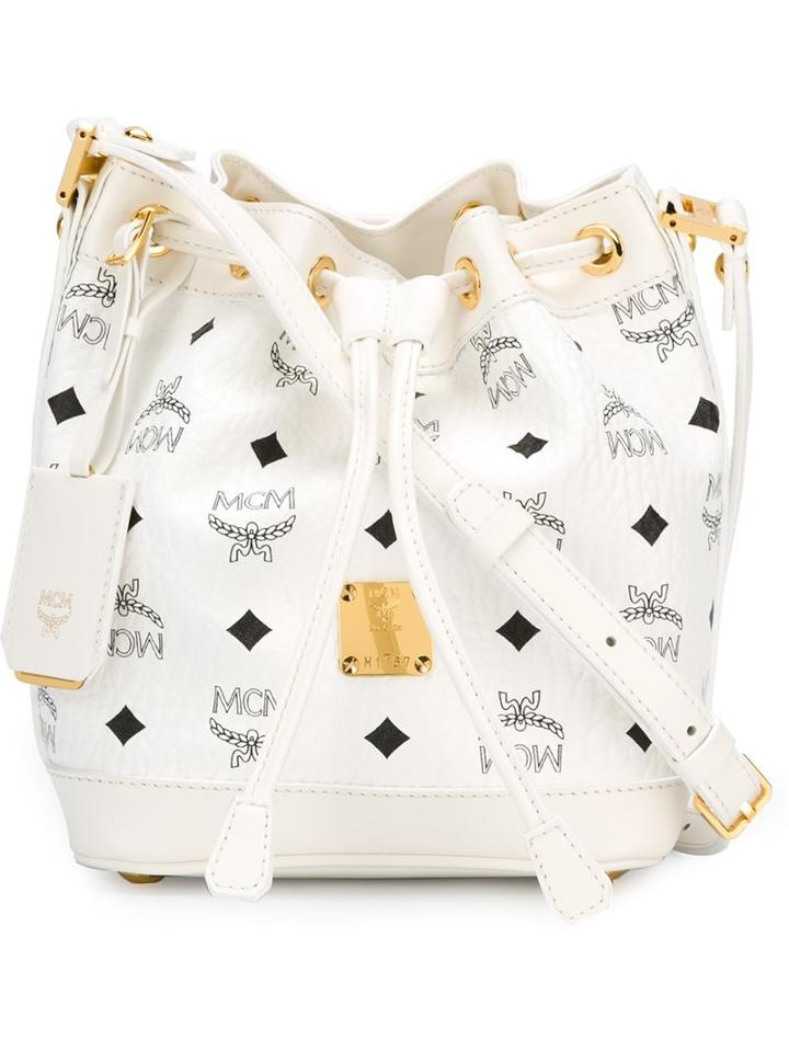 Mcm 'heritage Line' Bucket Crossbody Bag
