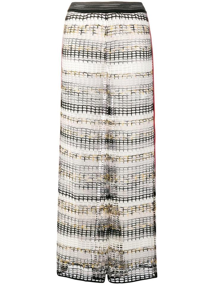 Missoni Net Palazzo Trousers - Grey
