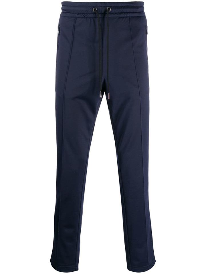 Versace Jeans Logo Stripe Track Pants - Blue