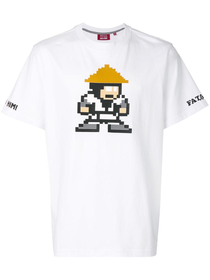 Mostly Heard Rarely Seen 8-bit Pixel Print T-shirt - White