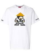 Mostly Heard Rarely Seen 8-bit Pixel Print T-shirt - White