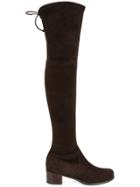 Stuart Weitzman Tie Over The Knee Boots - Brown